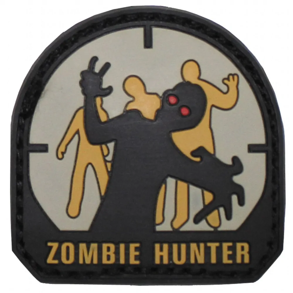 Nášivka na suchý zip 3D Zombie Hunter