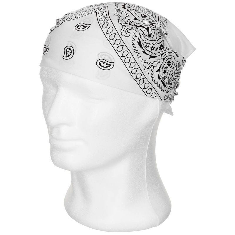 Šátek ornament bílý MFH 16403L