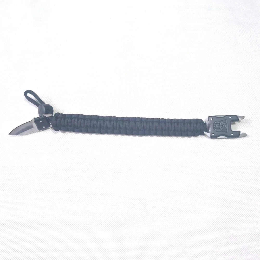 Náramek PARACORD černý nastavitelný