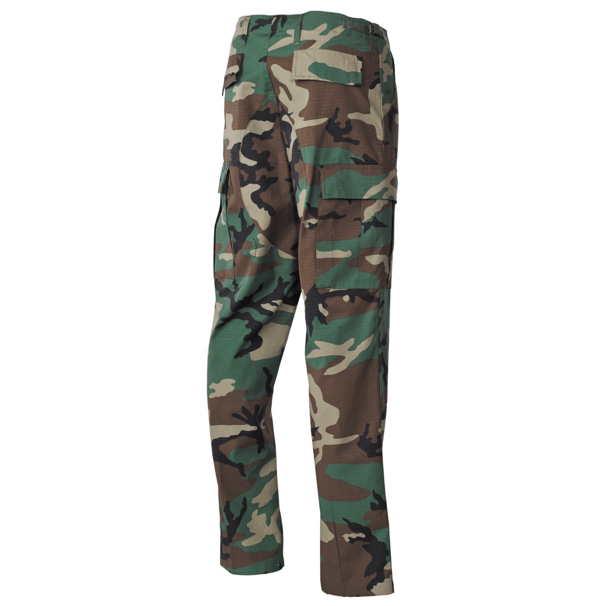 Kalhoty maskáčové US BDU woodland Rip Stop