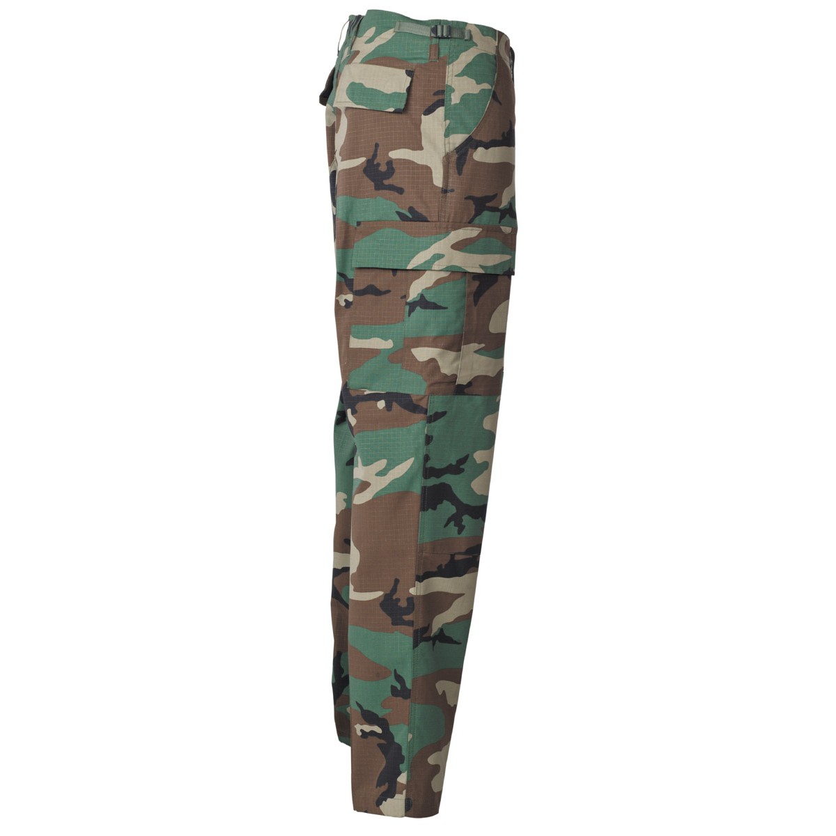 Kalhoty maskáčové US BDU woodland Rip Stop