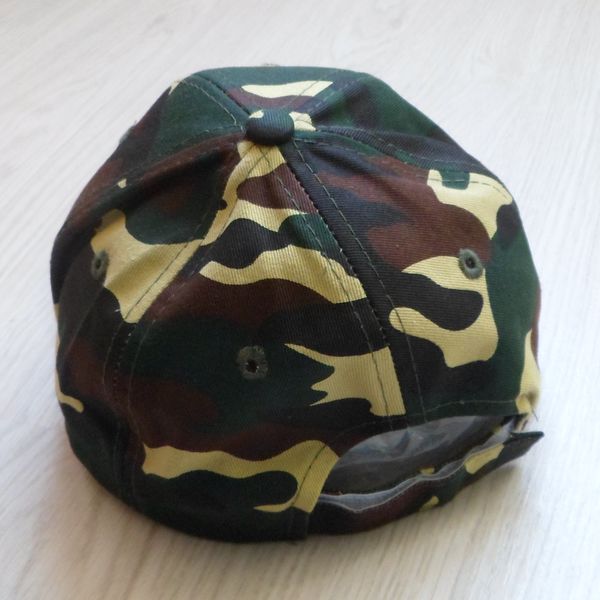 Čepice dětská maskáčová tmavá