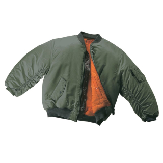 Bunda Bombr MA1 zelená MMB