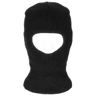 Kukla zimní 1 otvor černá