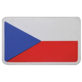 Nášivka vlajka Česká Republika 3D plastová 36506F