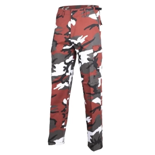 Kalhoty maskáčové red camo