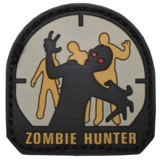 Nášivka na suchý zip 3D Zombie Hunter