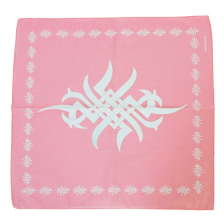Šátek bandana Tattoo Tribal růžový