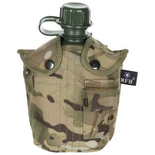Láhev s termo obalem operation camo MFH 33223X