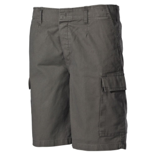 Kraťasy BW moleskin zelené stone washed
