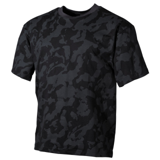 Triko maskáčové night camo