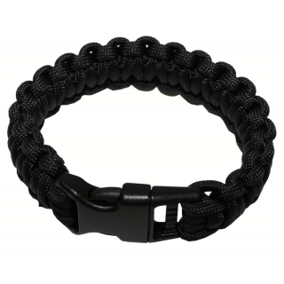 Náramek Paracord černý 2,3 MFH 28173A