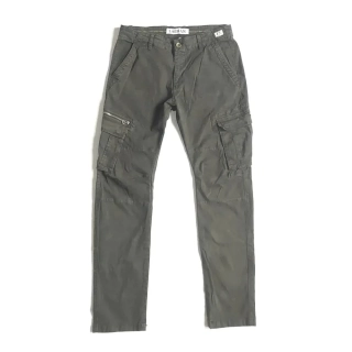 Kalhoty cargo Loshan zelené